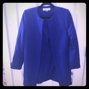 Tahari Blue Blazer Jacket